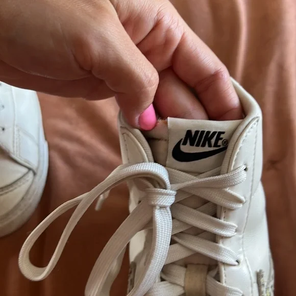 Nike blazers high top shoes white cheetah print size 8.5 - Picture 5 of 6